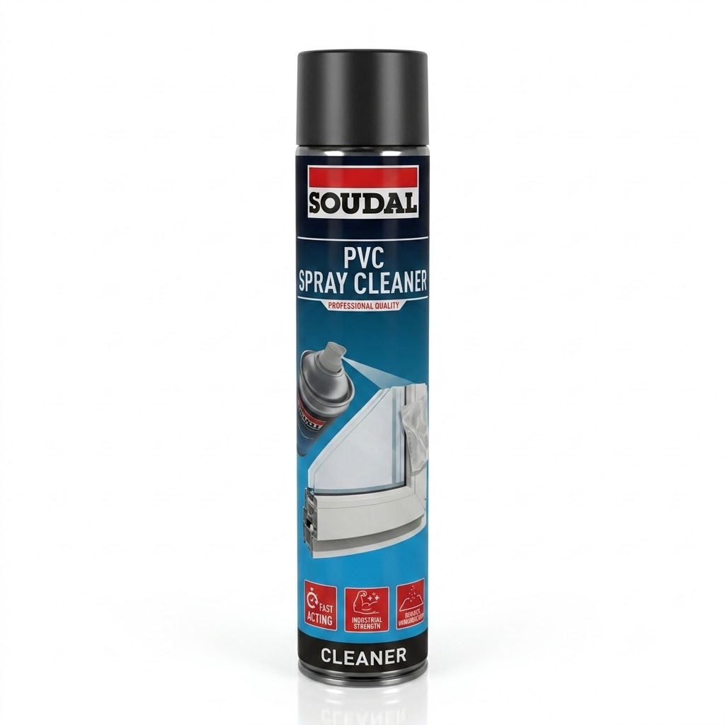 25. Soudal PVC Spray Cleaner Clear 750ml - Image 1