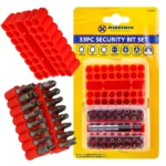 Marksman 33Pc 25mm Security Screwdriver Bit Set Tamper Proof Drill Bits