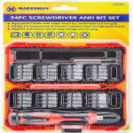 Marksman 34Pc Screwdriver Bit Set Magnetic CRV
