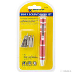 Marksman 9 in 1 Multi Bit Screwdriver Set Professional Repair Tool Kit
