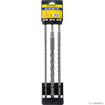 Marksman 3Pc SDS Plus Drill Bit Set 400mm 12mm 16mm 25mm