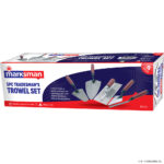 Marksman 5Pc Tradesman Trowel Set Boxed Bricklaying Plastering Masonry Tools