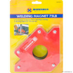 Marksman 75lb Arrow Magnetic Welding Holder Angle Magnet Clamp