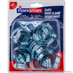Marksman 34Pc Hose Clamp Assortment Stainless Steel