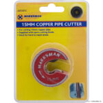 Marksman 15mm Copper Pipe Cutter Red Plumbing Tube