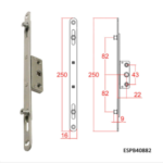 KORE 250mm Window Lock 22mm Backset 9mm
