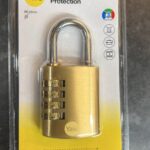 Yale 40mm Combination Padlock Brass Y150B