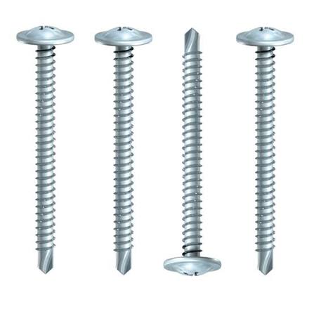 images WSR 4.8 x 60 Baypole Self Drill Zinc Plated - 200/Box - Image 1
