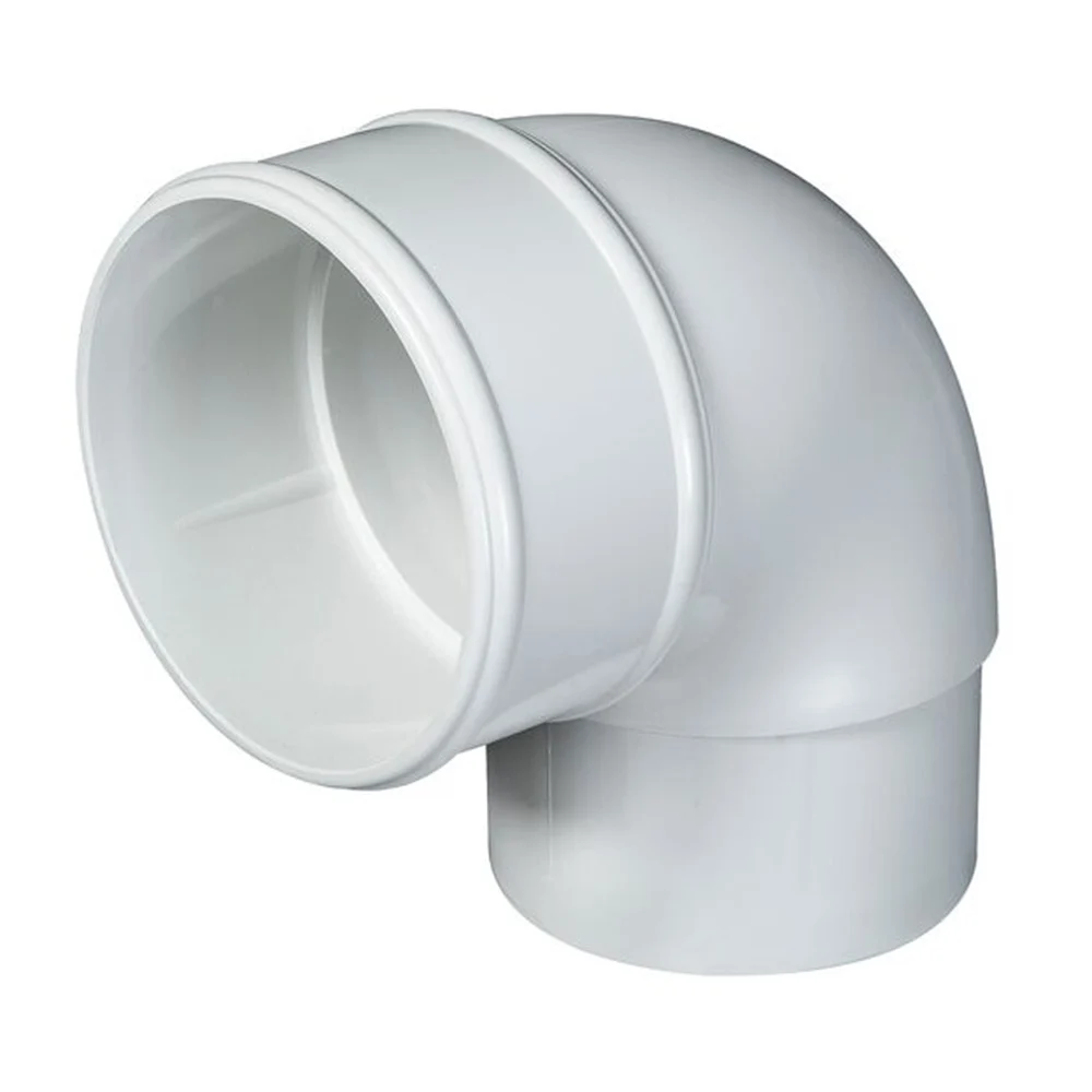 kfb1w_01 Round Downpipe 92.5 68mm Degree Offset Bend Guttering - Image 1