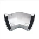 Half Round Gutter 135° Angle 112mm uPVC Rainwater Fitting