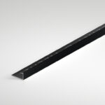 12mm Black Square Edge Plastic Trim