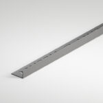 12mm Grey Square Edge Plastic Trim
