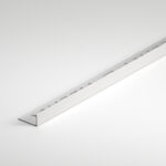 12mm White Square Edge Plastic Trim